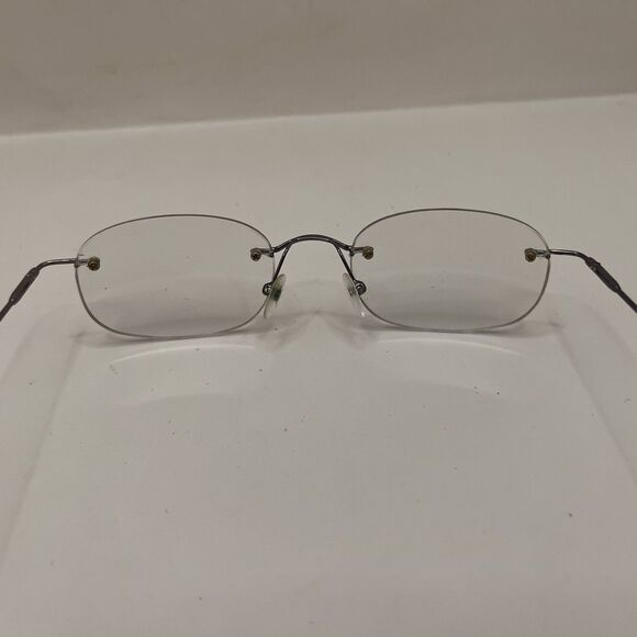 Tura Eyeglasses N023 Rimless Designer Frames Only  Grey 48-19-135 - Picture 6 of 6